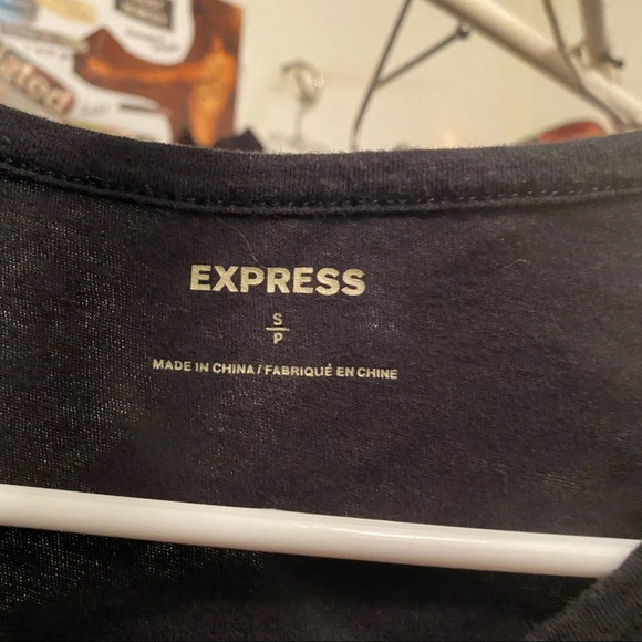 Womens Designer Express Black Sequins Tank Top Size Small - Picture 4 of 5